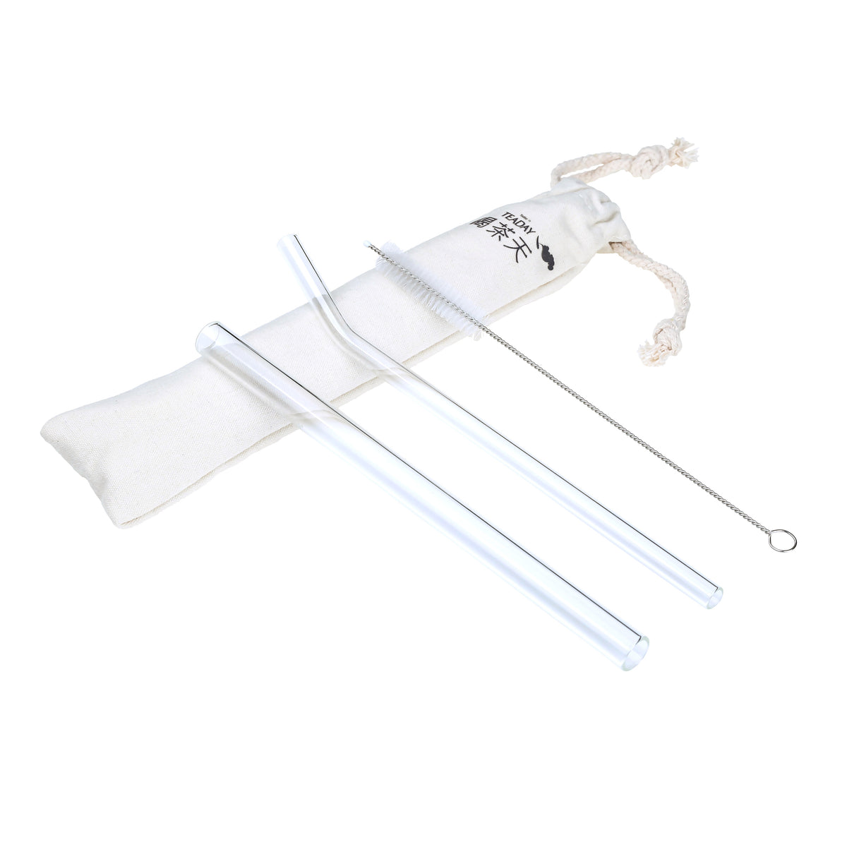 Reusable Glass Straws - Love Earth Set – EILONG®