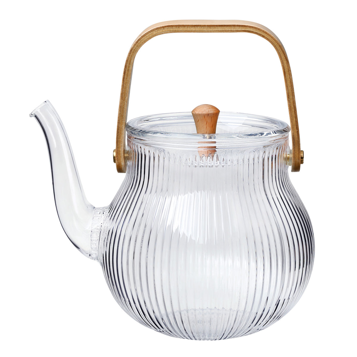 Clear Glass Teapot 