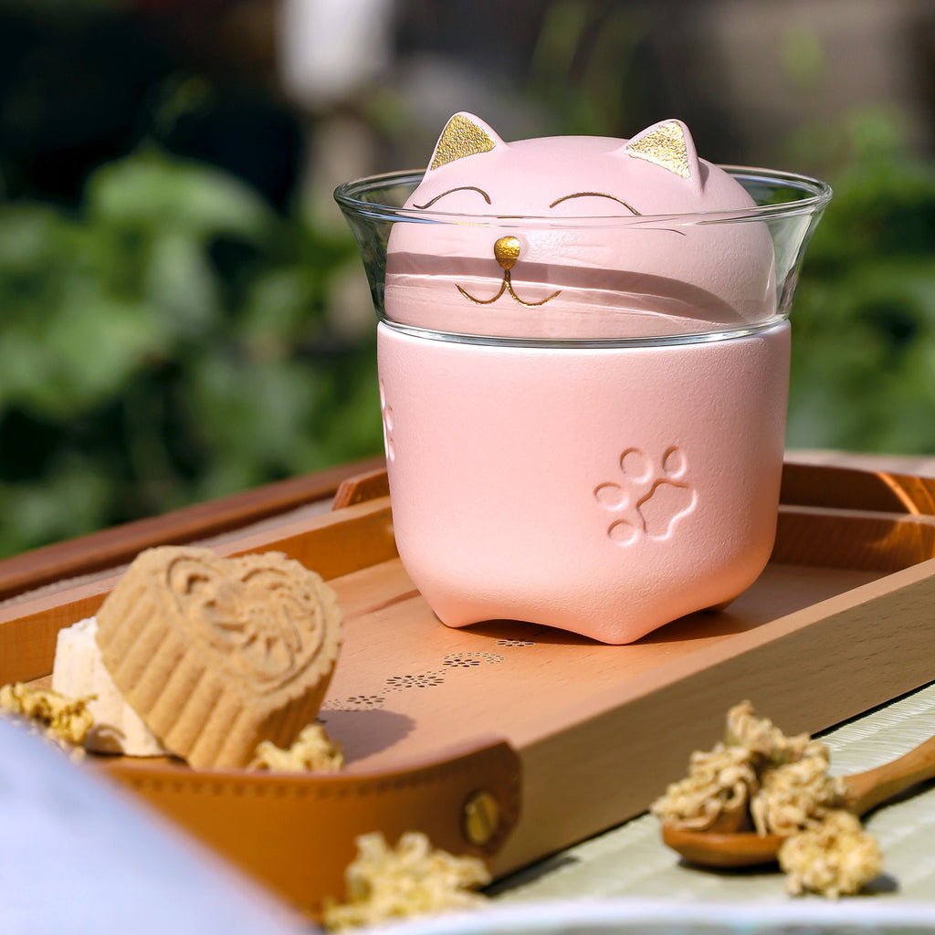 Blissful Kitty Travel Tea Set 1