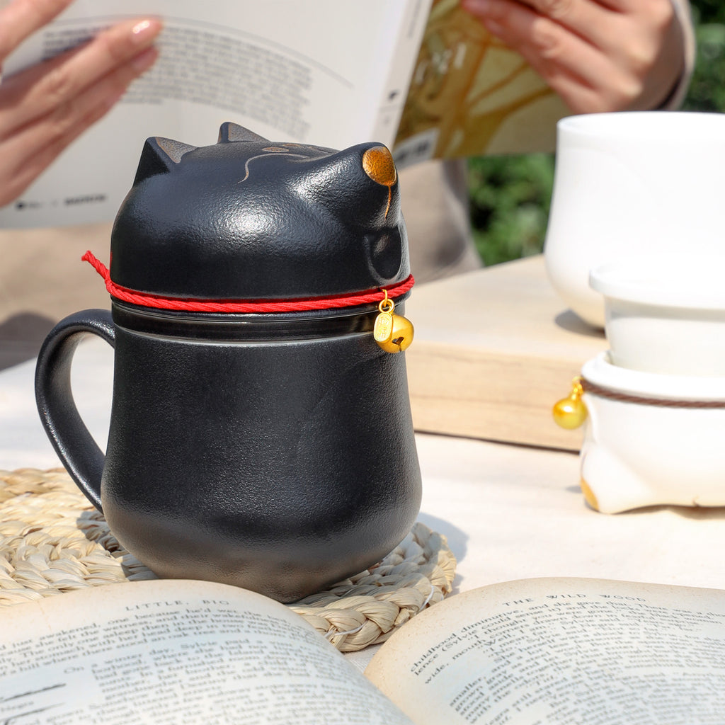 Ceramic Tea Mug-Shibawoof Infuser Mug 3