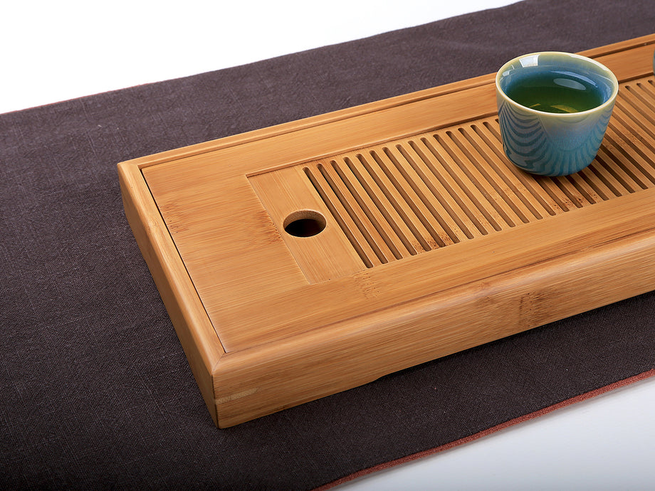 中国風の茶トレー - 竹製ティートレイ (長方形) | EILONG – EILONG®