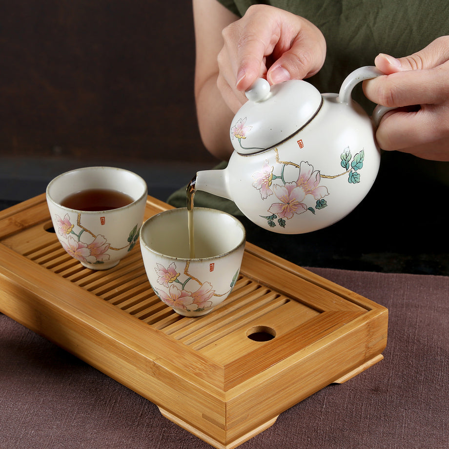 Chinese Tea Pitcher - Art Yellow Glaze Pitcher – EILONG®