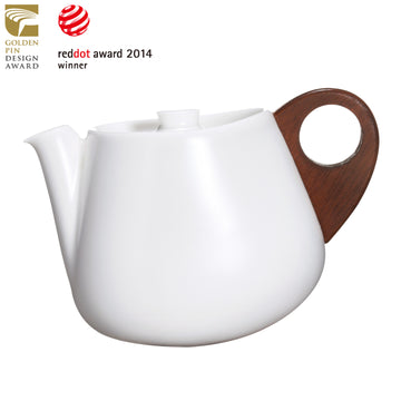 White Ceramic Teapot - Chinese Cloud Teapot – EILONG®